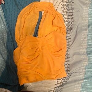 SHEIN Orange Halter Top